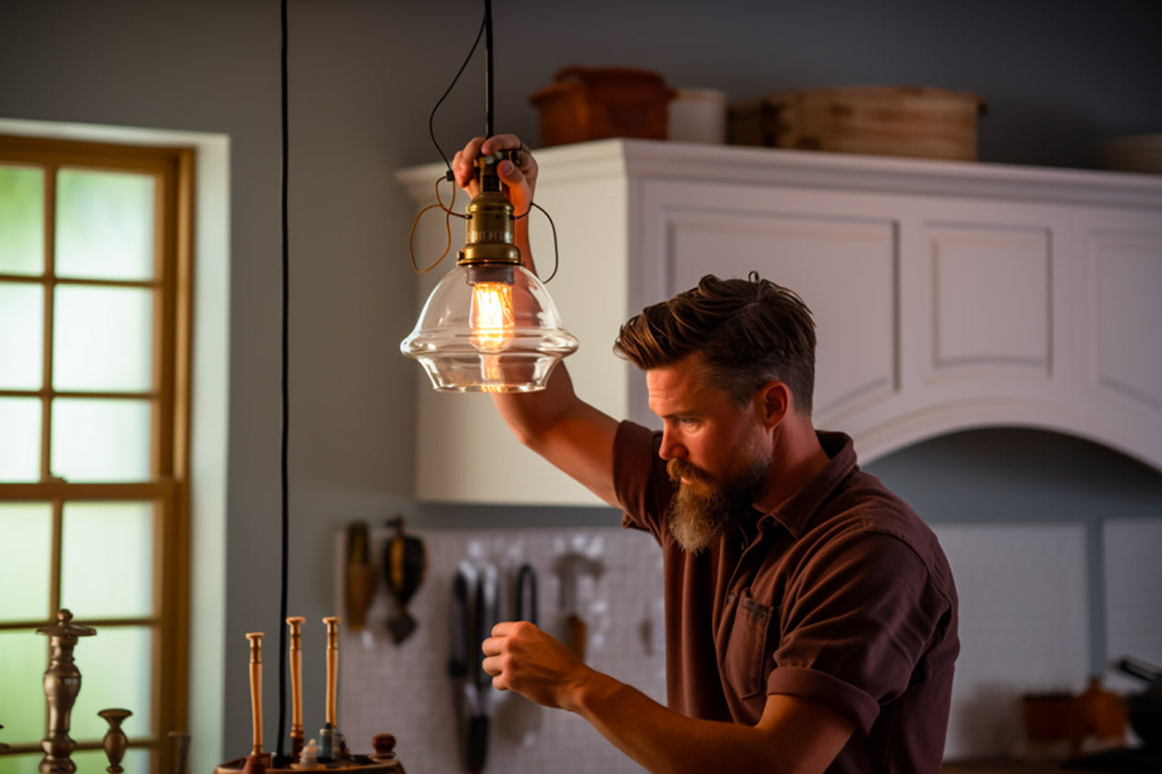 Comment installer une suspension vintage