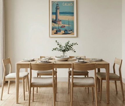 affiche calais aquarelle