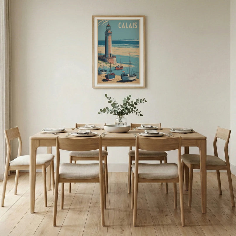 affiche calais aquarelle