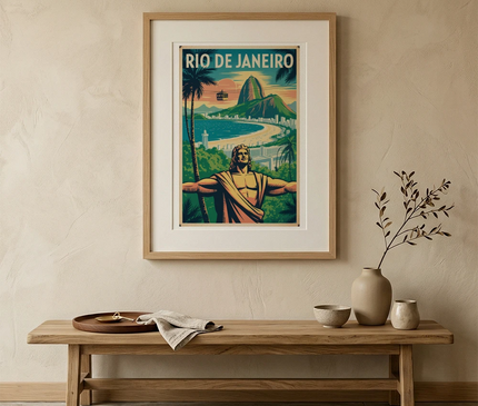 affiche brésil art mural illustré