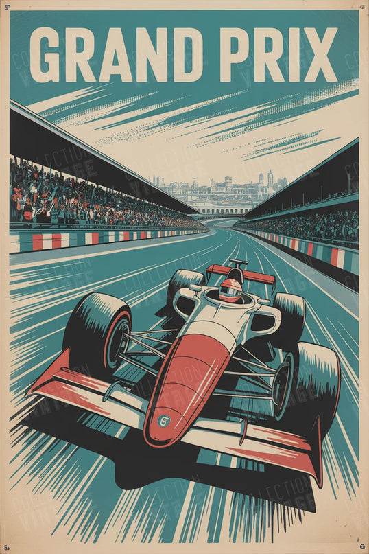affiche grand prix f1 affiche déco couloir