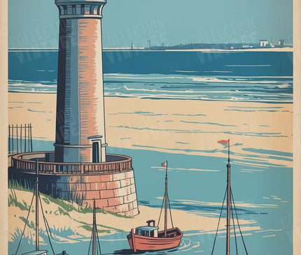 affiche calais aquarelle