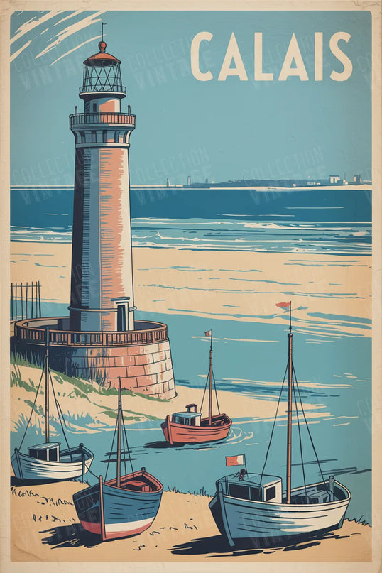 affiche calais aquarelle