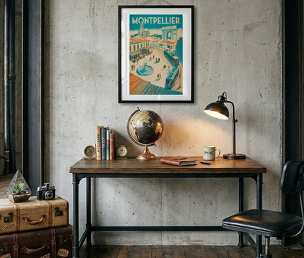 affiche montpellier trio d affiches