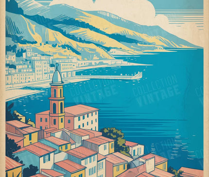 affiche bastia illustration naive