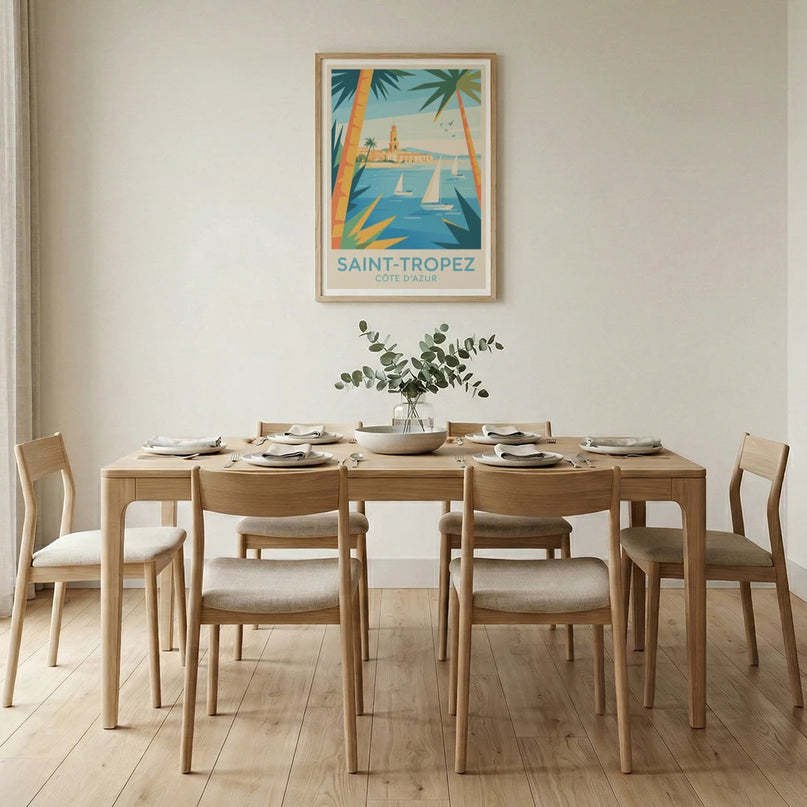affiche saint tropez