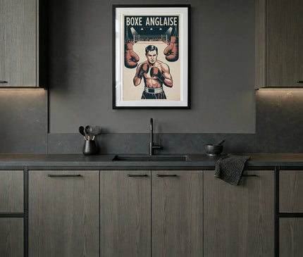 affiche boxe old school 1