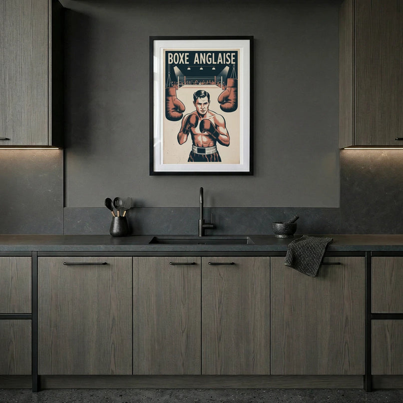 affiche boxe old school 1