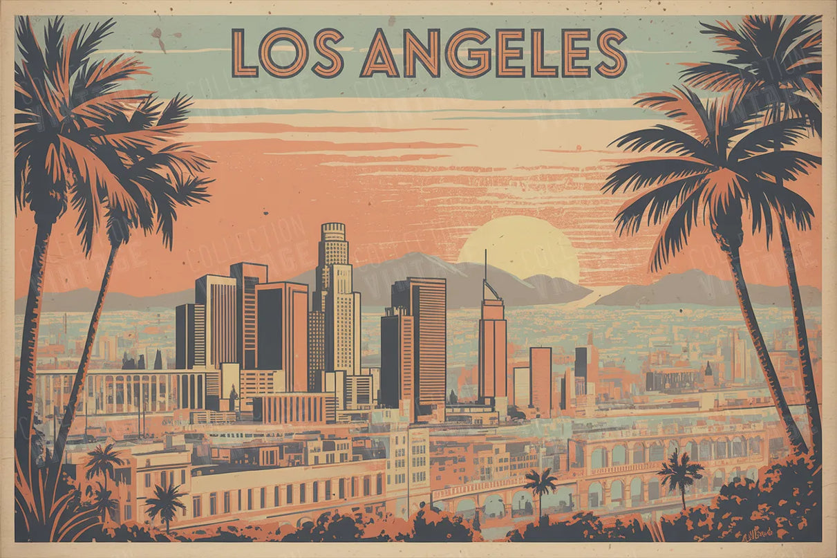 affiches los angeles design scandinave