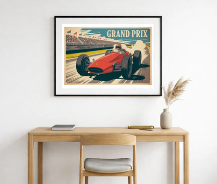 affiche grand prix f1 reproduction affiche ancienne