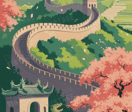 affiches chine art déco