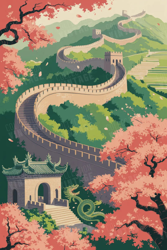 affiches chine art déco