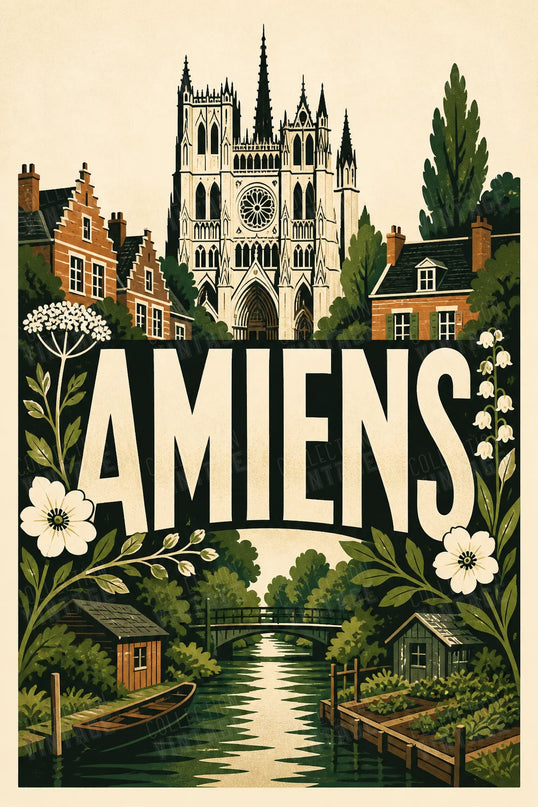 affiche typographique amiens