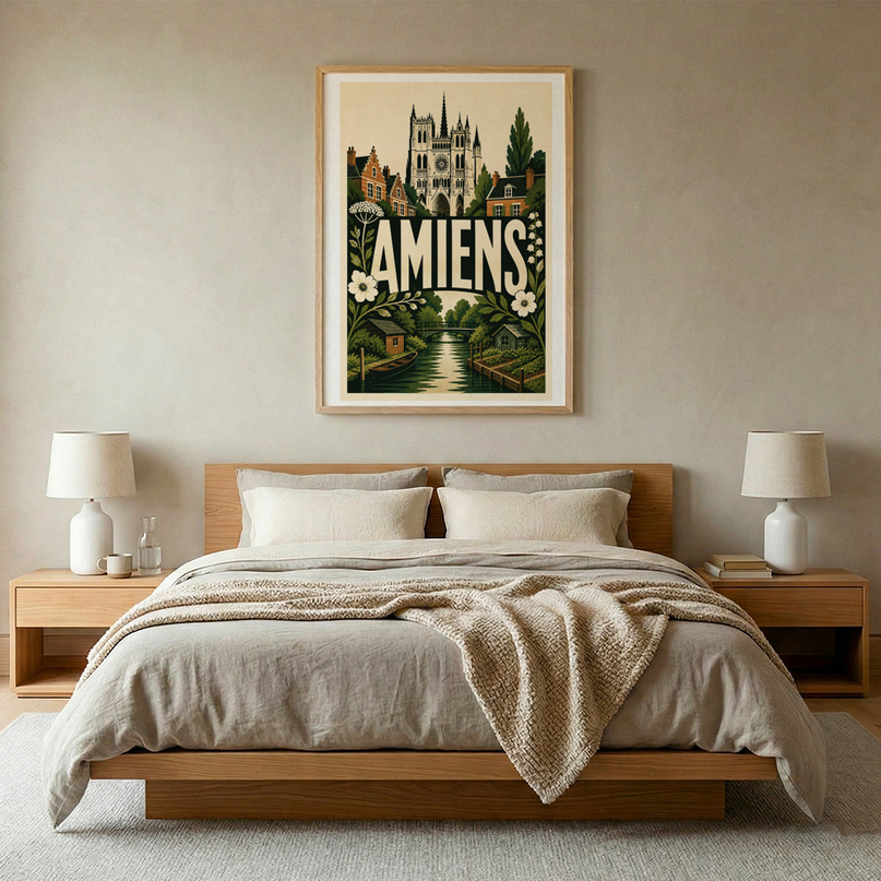 affiche typographique amiens