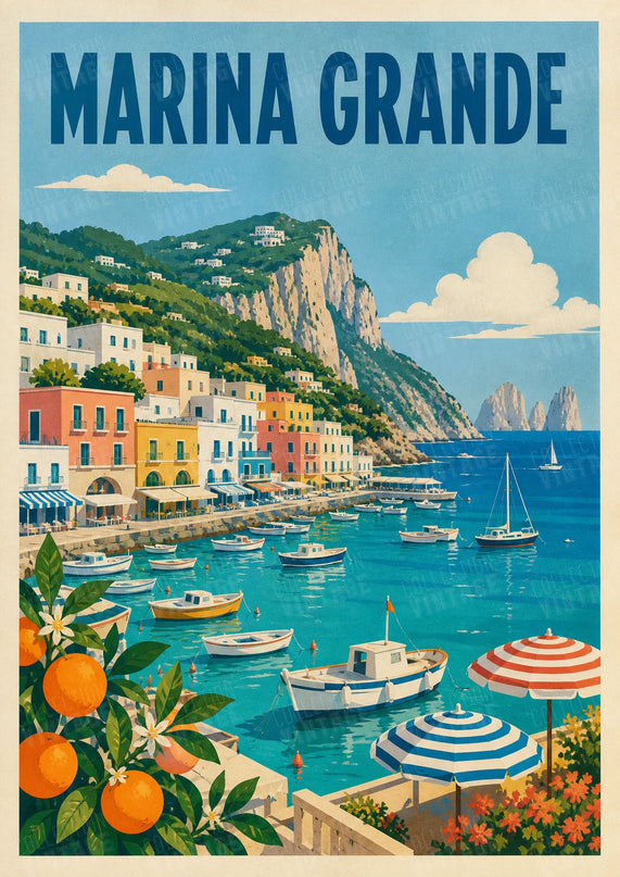 affiche marina grande capri