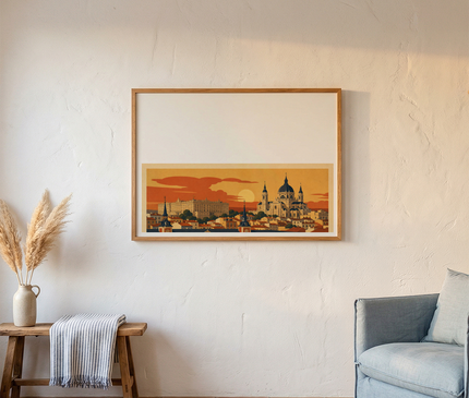 affiche madrid impression artistique