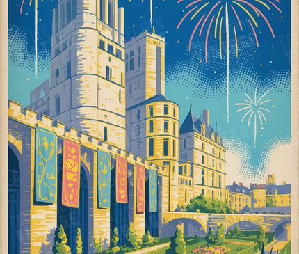 affiche caen en série limitée