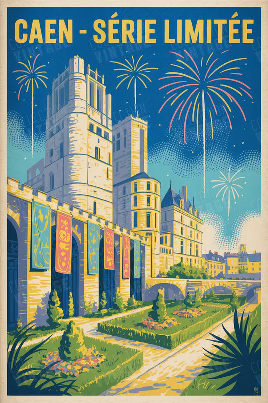 affiche caen en série limitée