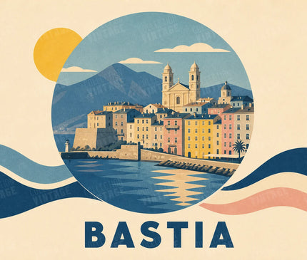 affiche bastia affiche minimaliste deco
