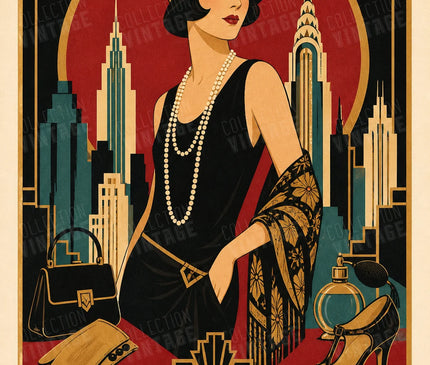 Affiche Mode Vintage