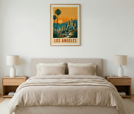 affiches los angeles retro