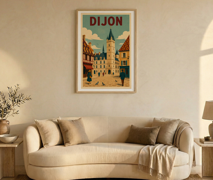 affiche dijon deco appartement moderne
