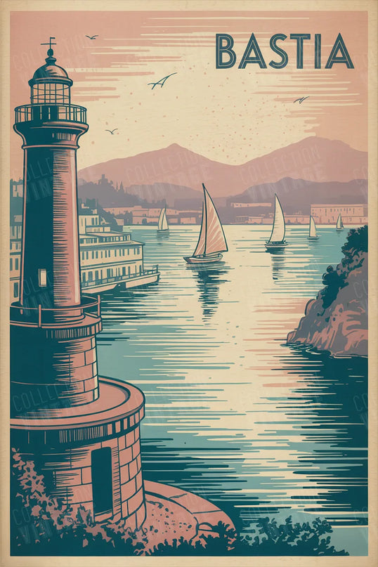 affiche bastia illustration graphique