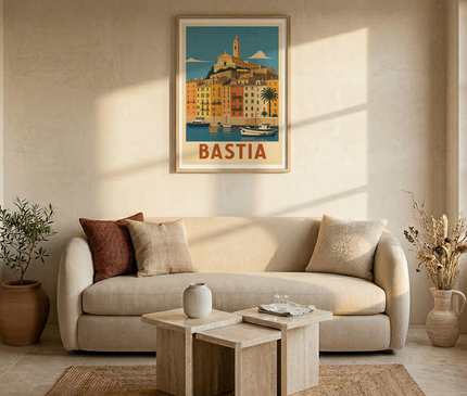 affiche bastia style galerie d art