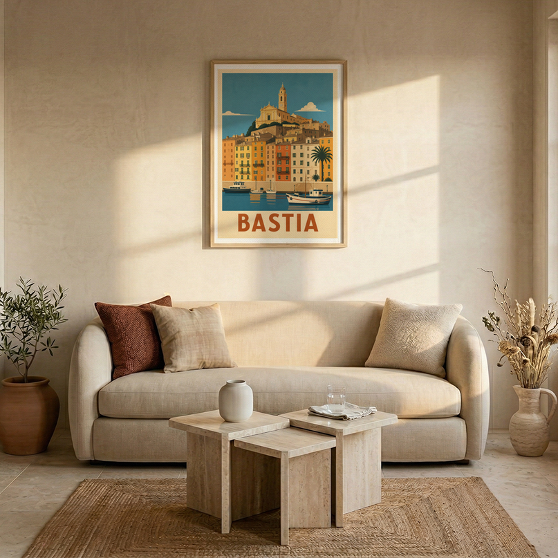 affiche bastia style galerie d art