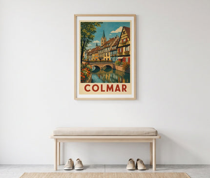 affiche colmar style illustration ancienne
