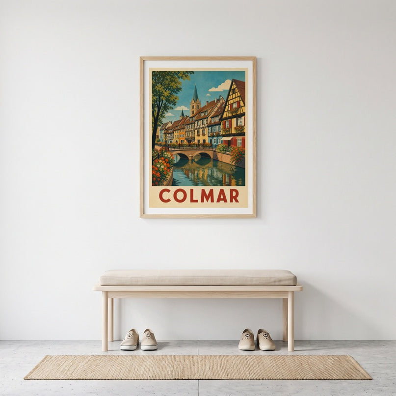 affiche colmar style illustration ancienne