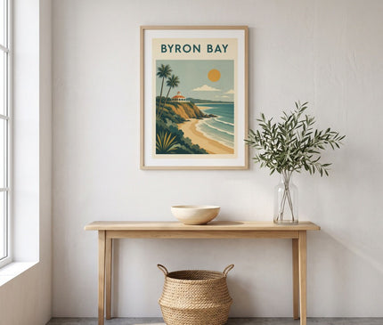 affiche australie style graphique