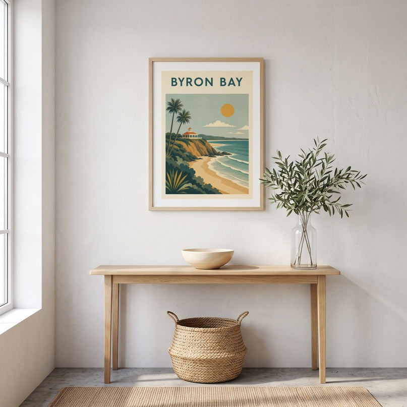 affiche australie style graphique