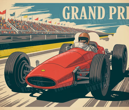 affiche grand prix f1 reproduction affiche ancienne