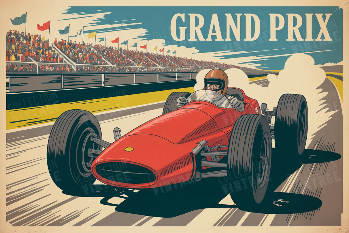 affiche grand prix f1 reproduction affiche ancienne