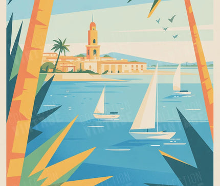 affiche saint tropez