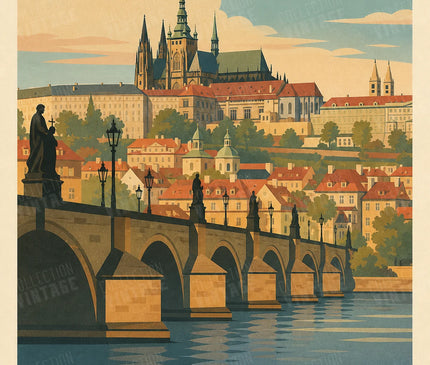 affiche chateau de prague
