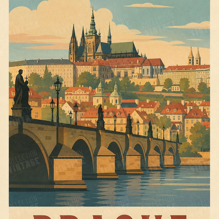 affiche chateau de prague