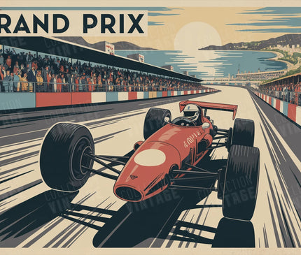affiche grand prix f1 grand format