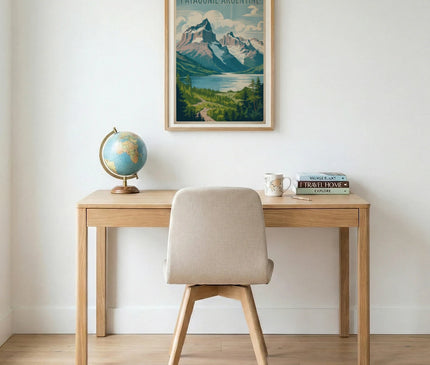 affiche argentine nature et montagnes