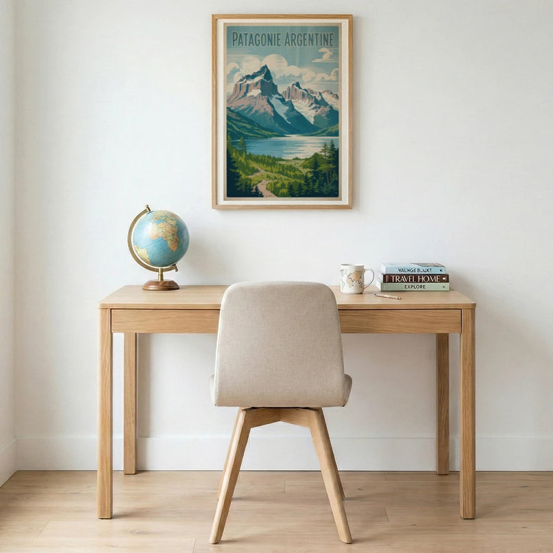 affiche argentine nature et montagnes