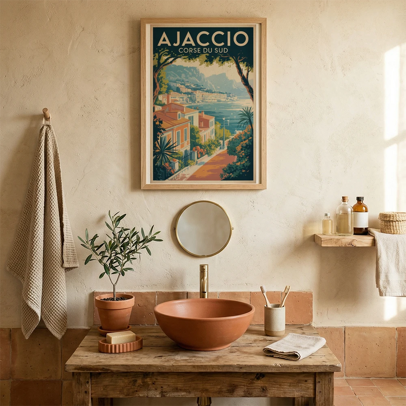 affiche ajaccio corse du sud