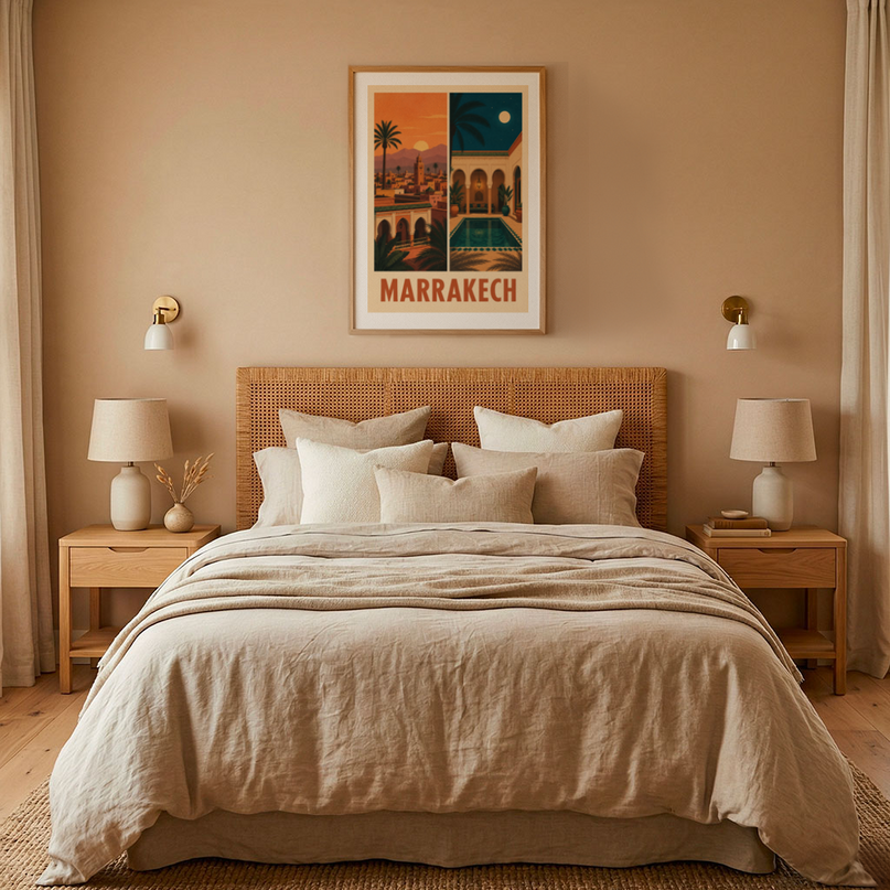 affiche marrakech diptyque déco