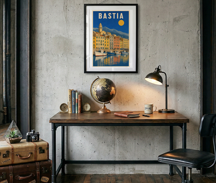 affiche bastia deco maison de vacances