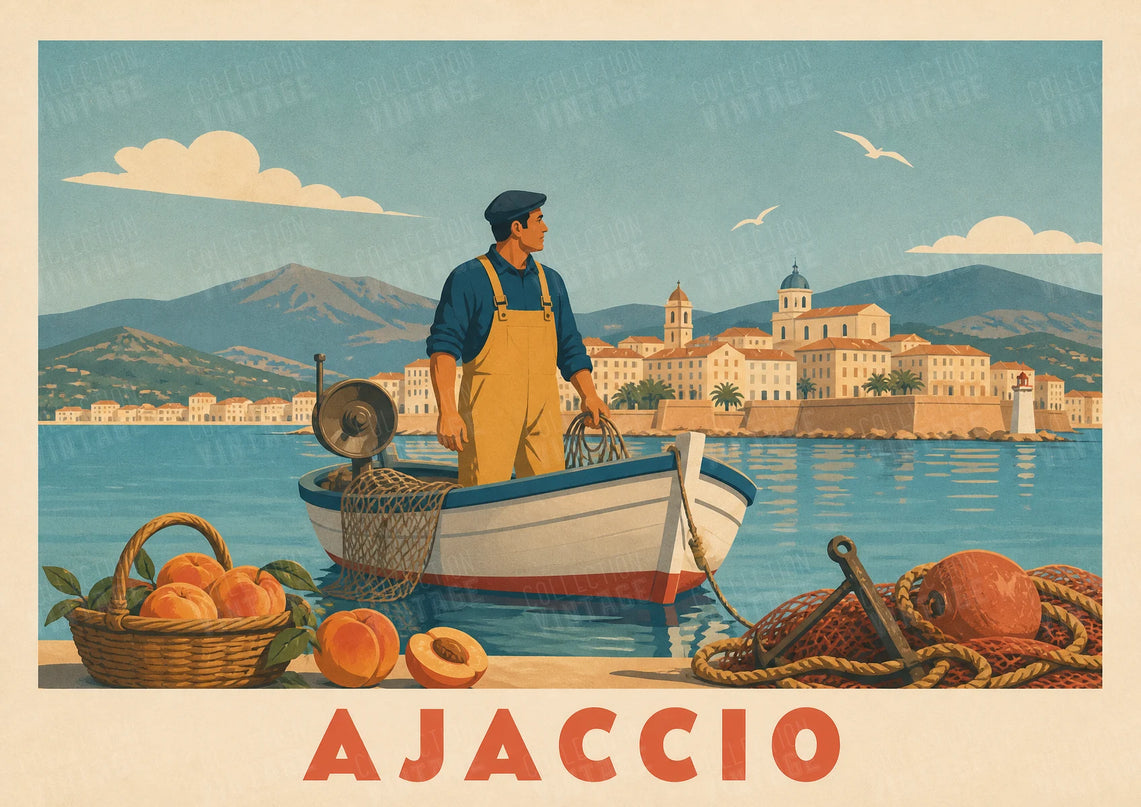 affiche pêche ajaccio