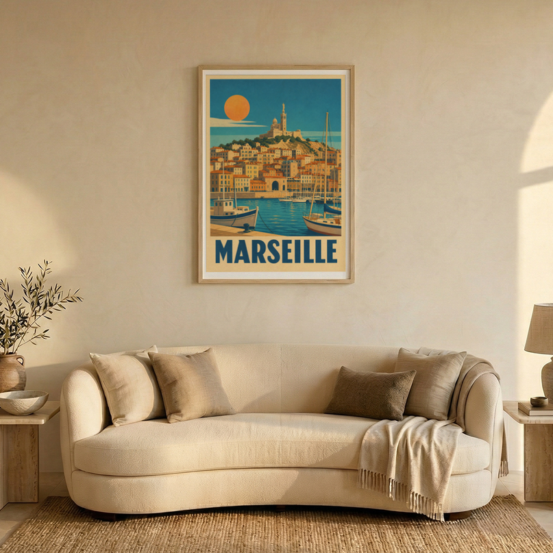 grande affiche marseille horizontale