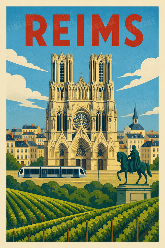 affiche reims poster design contemporain