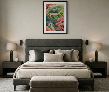 affiches chine art déco