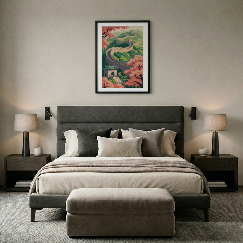 affiches chine art déco