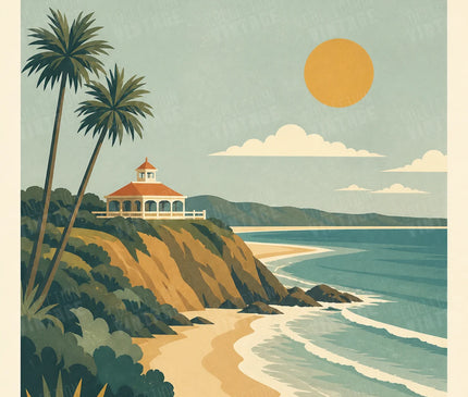affiche australie style graphique